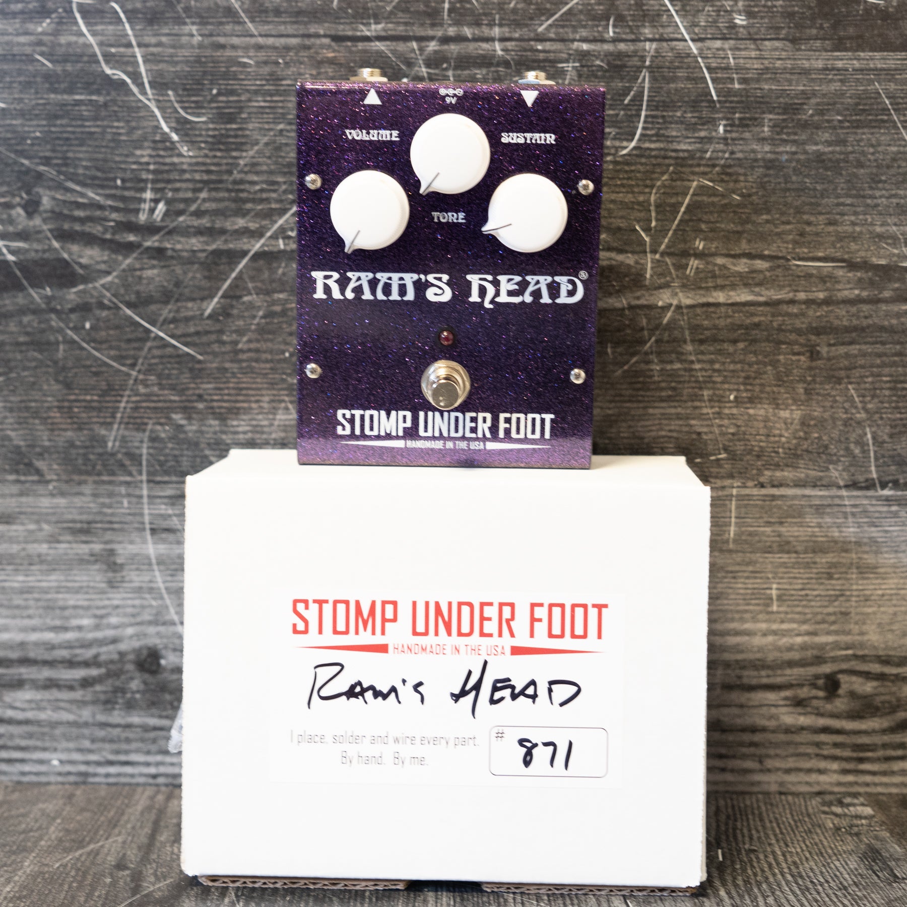 ギター stomp under foot / ram's head Stomp Under Foot Rams Head – Motor City Guitar