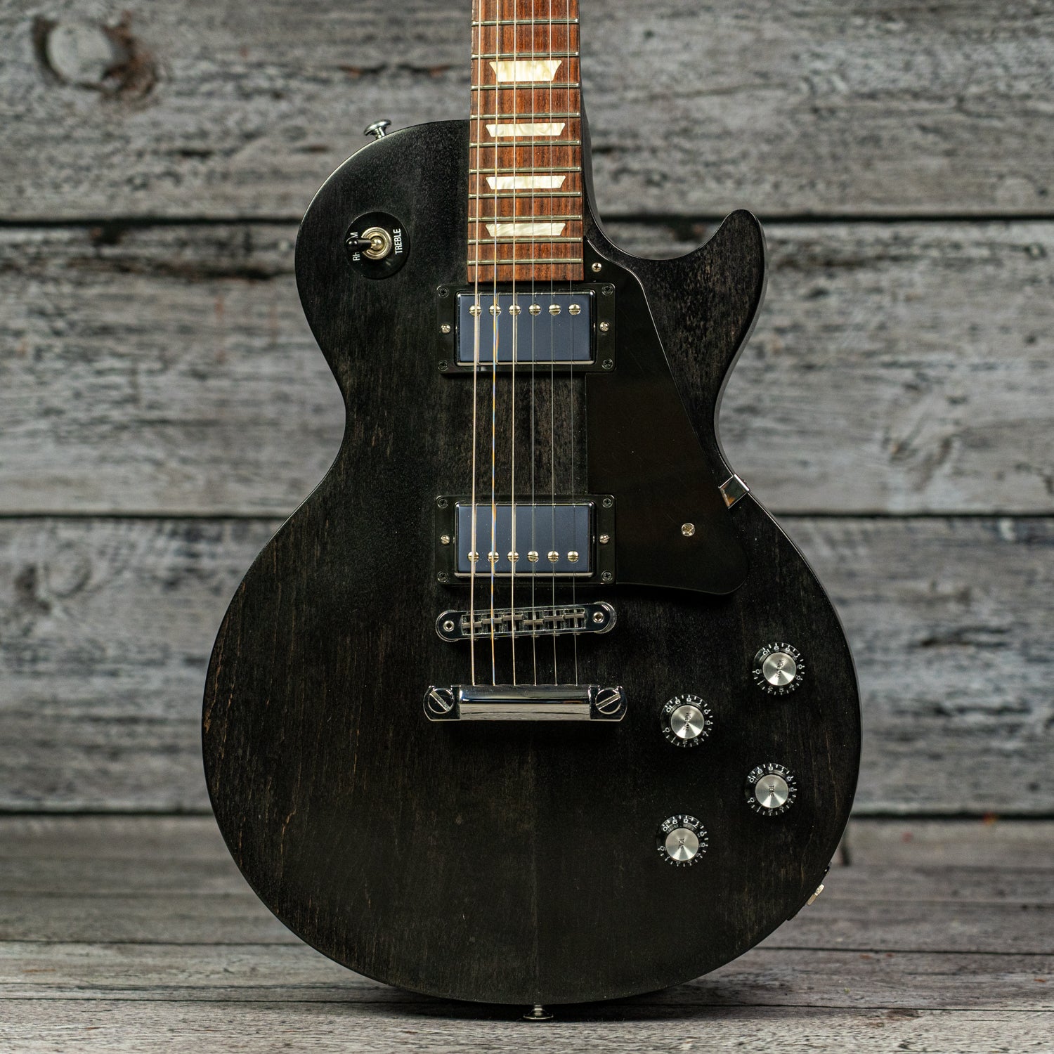 ギター GIBSON LES PAUL STUDIO FADED 2016 BLACK Gibson Les Paul Studio Faded 2016 T - Satin Ebony | Sweetwater