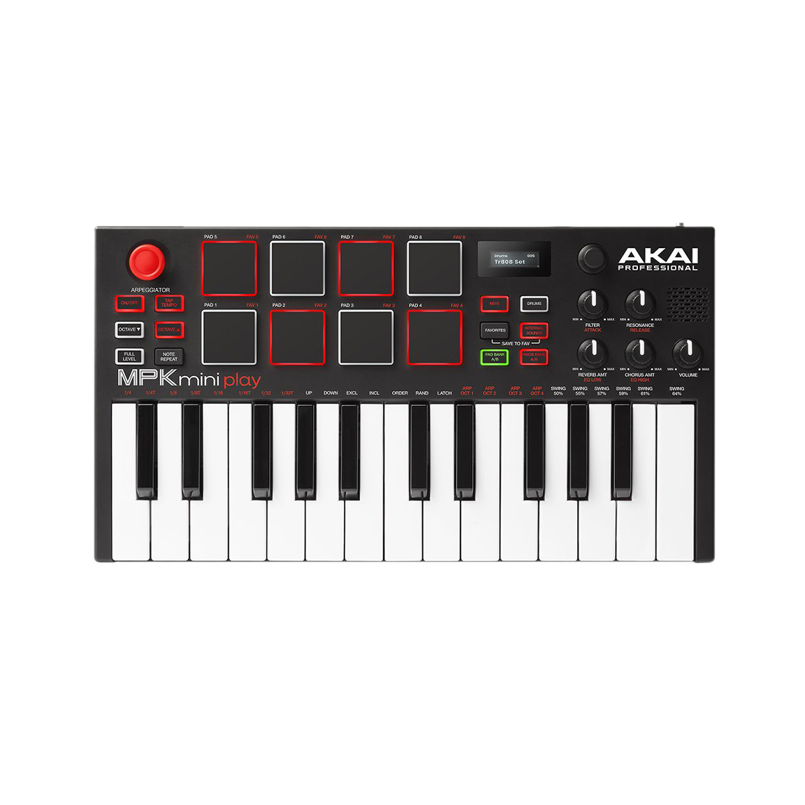 AKAI MPK mini play 25鍵 Akai MPK Mini Play - 25-key Portable AKAI MPK mini play 25鍵 Akai MPK Mini Play - 25-key Portable