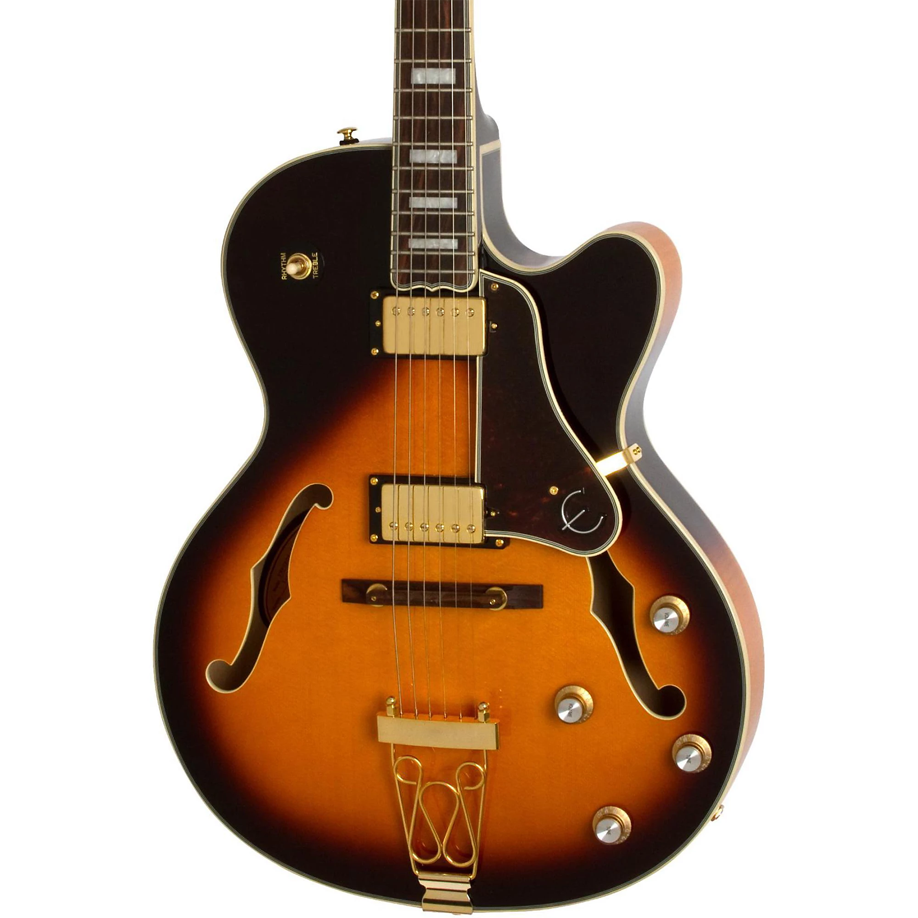 Epiphone EMPEROR Ⅱ Joe pass Epiphone Joe Pass Emperor-II Pro - Vintage Sunburst
