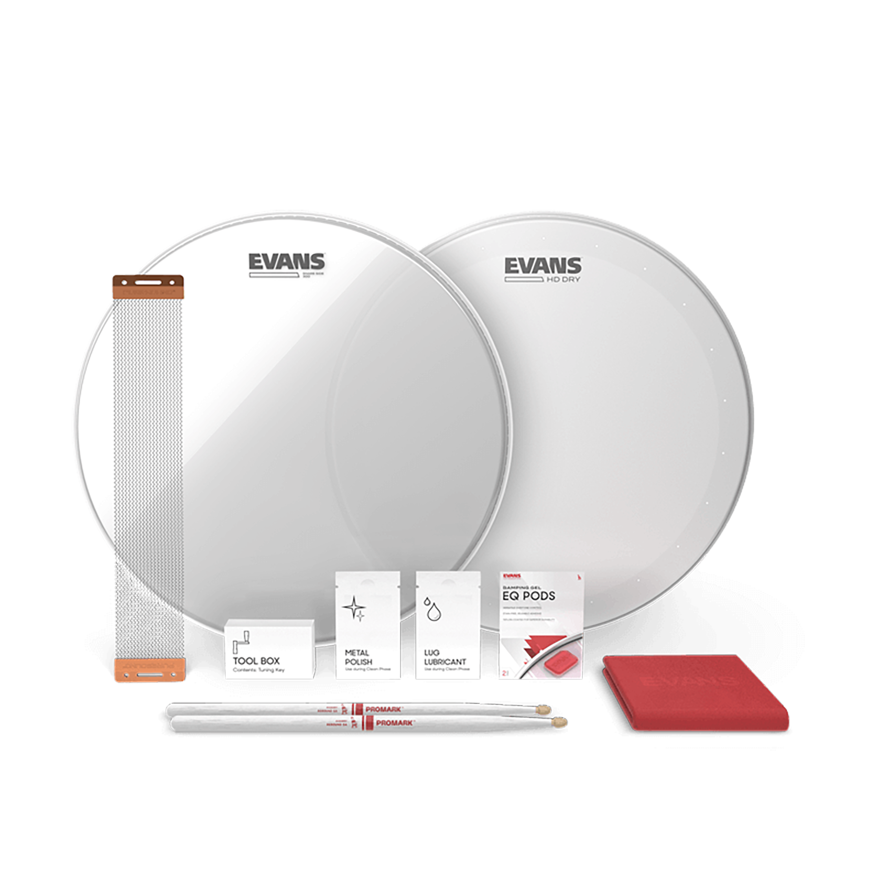 Evans HD Dry Snare Tune Up Kit 13 inch