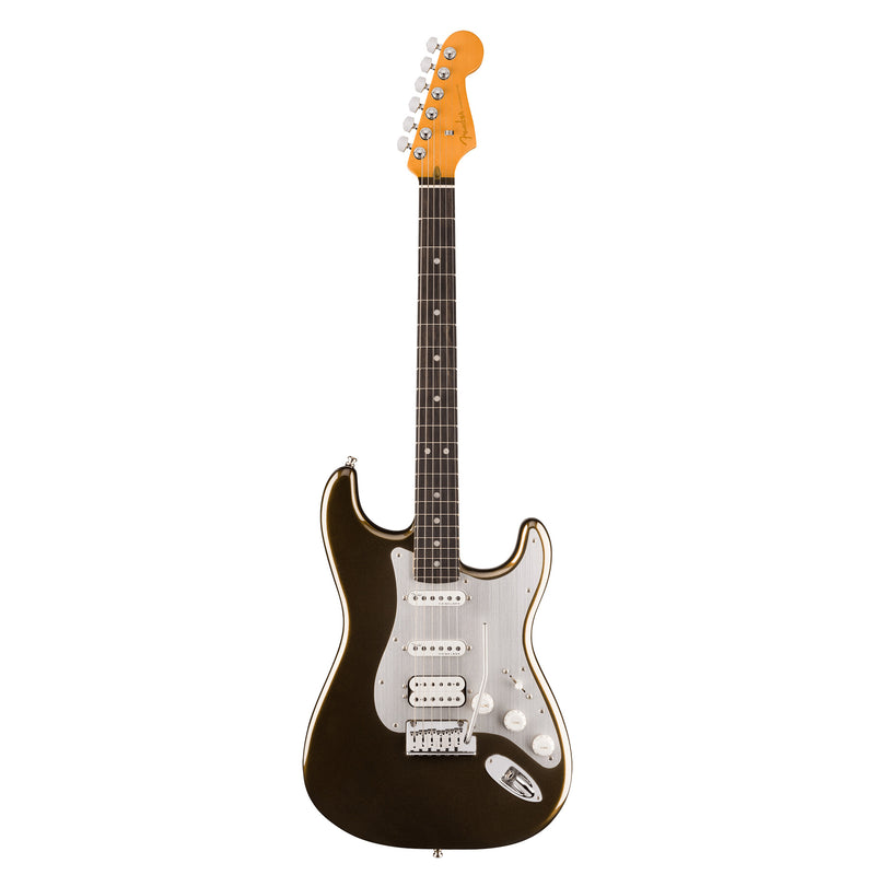 Fender American Ultra II Stratocaster HSS - Ebony Fingerboard, Texas Tea