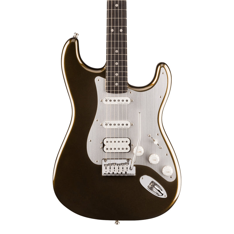 Fender American Ultra II Stratocaster HSS - Ebony Fingerboard, Texas Tea