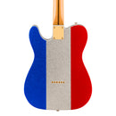 Fender Limited Edition Buck Owens Telecaster - Maple Fingerboard, Red, Silver and Blue Sparkle