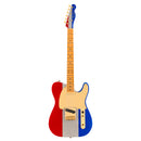 Fender Limited Edition Buck Owens Telecaster - Maple Fingerboard, Red, Silver and Blue Sparkle