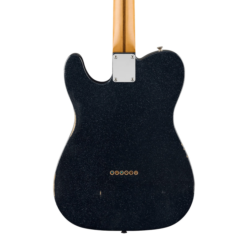 Fender Brad Paisley Road Worn Telecaster - Maple Fingerboard, Black Sparkle