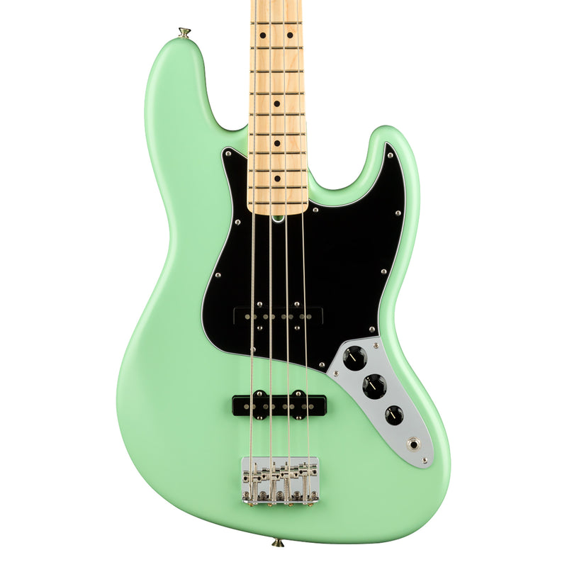 Fender American Performer Jazz Bass - Maple Fingerboard, Satin Surf Green