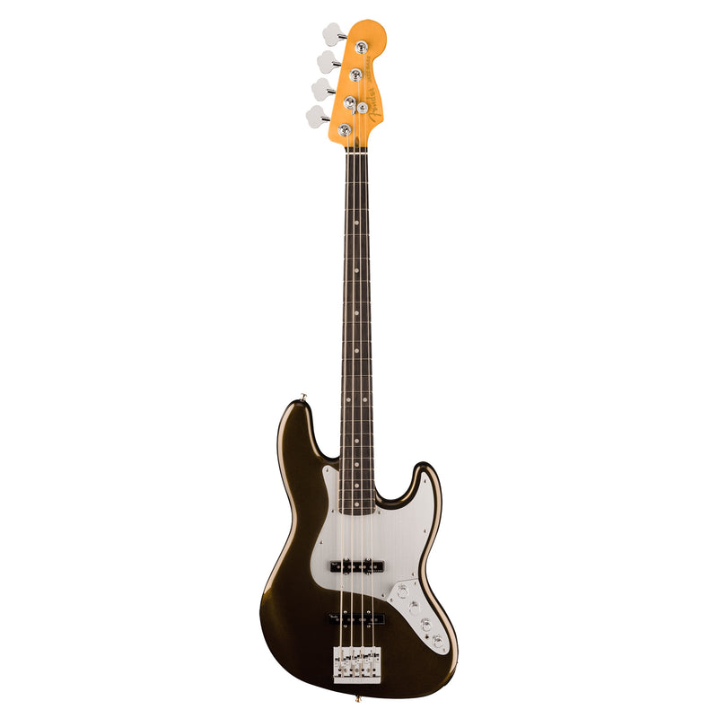 Fender American Ultra II Jazz Bass - Ebony Fingerboard, Texas Tea