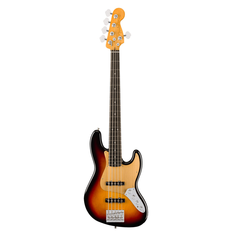 Fender American Ultra II Jazz Bass V - Ebony Fingerboard, Ultraburst