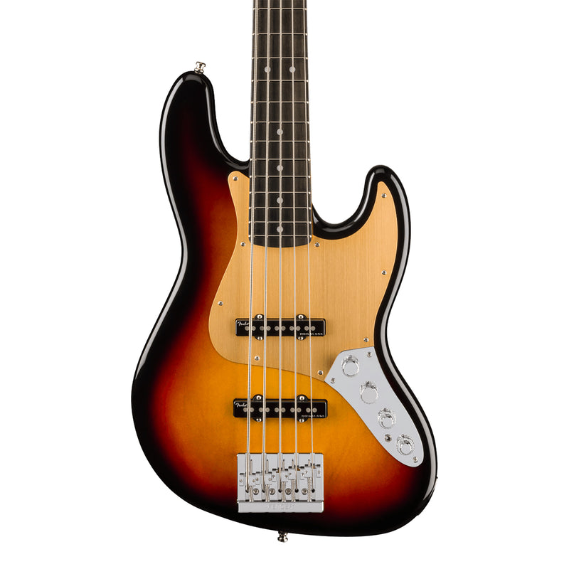 Fender American Ultra II Jazz Bass V - Ebony Fingerboard, Ultraburst