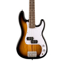 Squier Mini Precision Bass - Laurel Fingerboard, White Pickguard, 2-Color Sunburst