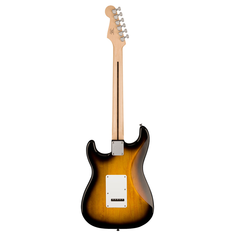 Squier Sonic Stratocaster Pack - Maple Fingerboard, 2-Color Sunburst with Gig Bag and Frontman 10G