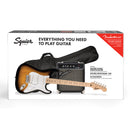 Squier Sonic Stratocaster Pack - Maple Fingerboard, 2-Color Sunburst with Gig Bag and Frontman 10G