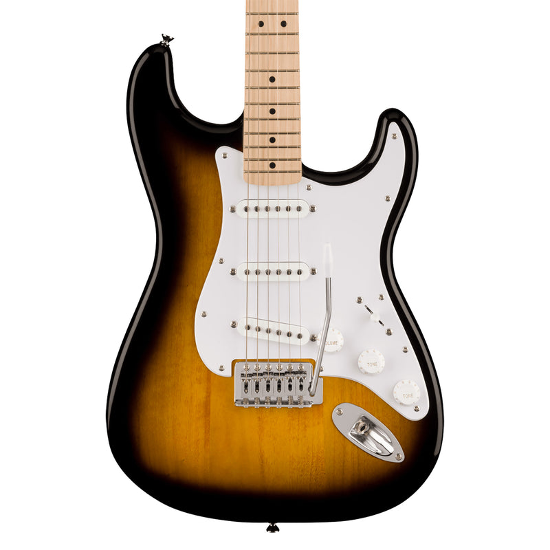 Squier Sonic Stratocaster - Maple Fingerboard, White Pickguard, 2-Color Sunburst