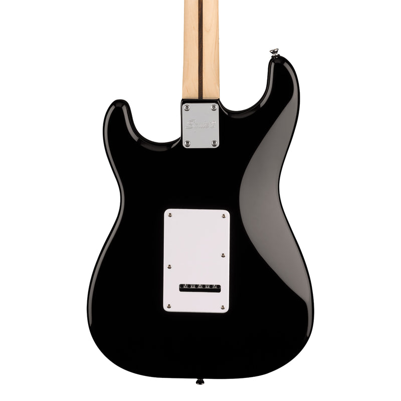 Squier Sonic Stratocaster - Maple Fingerboard, White Pickguard, Black
