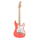 Squier Sonic Stratocaster HSS - Maple Fingerboard, White Pickguard, Tahitian Coral