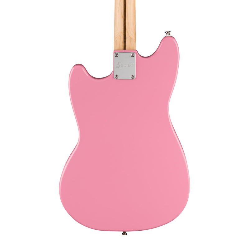 Squier Squier Sonic Mustang HH - Maple Fingerboard, White Pickguard, Flash Pink