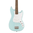 Squier Sonic Bronco Bass - Laurel Fingerboard, White Pickguard, Daphne Blue