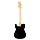 Squier Limited Edition Paranormal Troublemaker Telecaster Deluxe - Laurel Fingerboard, Parchment Pickguard, Gold Hardware, Black