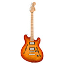 Squier Affinity Series Starcaster Deluxe - Maple Fingerboard, Sienna Sunburst