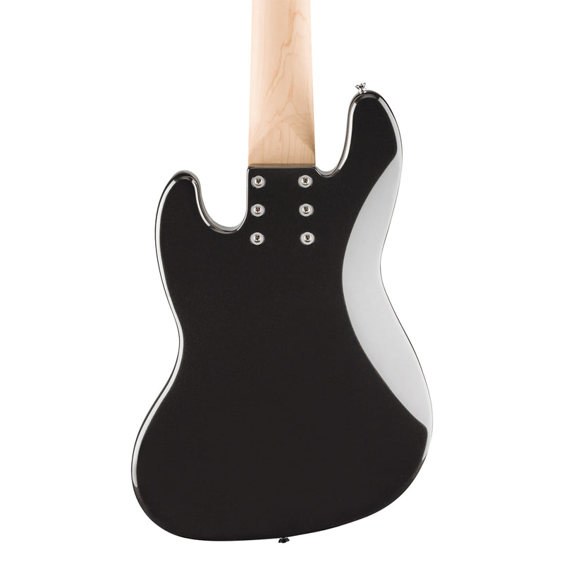 Squier Affinity Series Jazz Bass VI - Laurel Fingerboard, Black Pickguard, Black Metallic