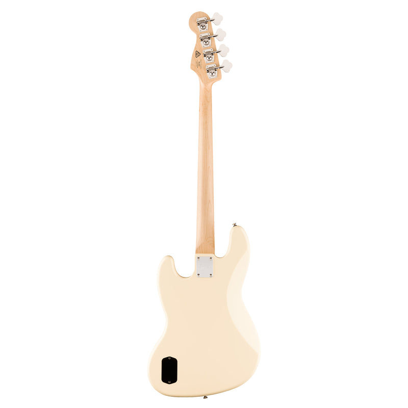 Squier Affinity Series Active Jazz Bass - Maple Fingerboard, Black Pickguard, Olympic White