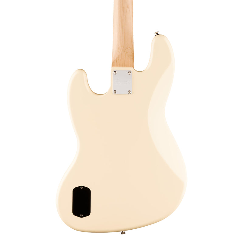 Squier Affinity Series Active Jazz Bass - Maple Fingerboard, Black Pickguard, Olympic White