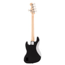 Squier Affinity Series Active Jazz Bass V - Maple Fingerboard, Black Pickguard, Black Metallic