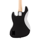Squier Affinity Series Active Jazz Bass V - Maple Fingerboard, Black Pickguard, Black Metallic