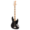 Squier Affinity Series Active Jazz Bass V - Maple Fingerboard, Black Pickguard, Black Metallic