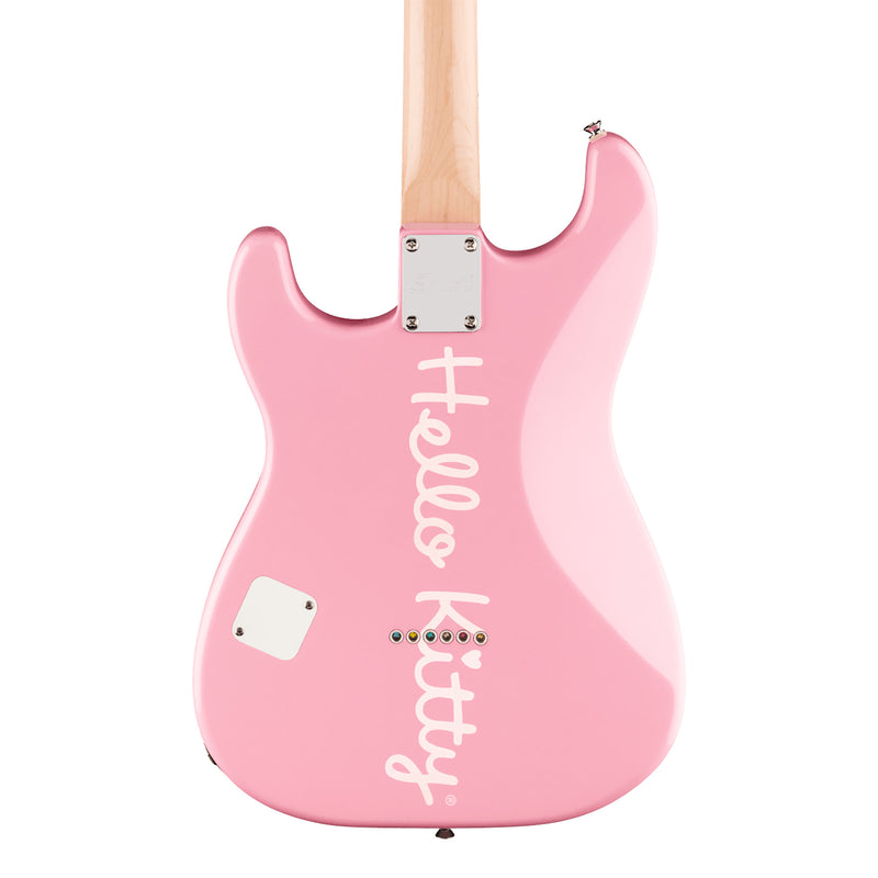 Squier Limited Edition Hello Kitty Stratocaster with Gig Bag - Maple Fingerboard, Pink