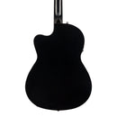Fender CN-140SCE Nylon Thinline - Walnut Fingerboard, Black w/case
