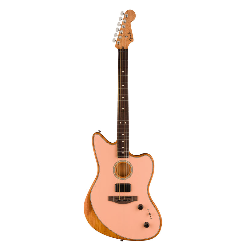 Fender Acoustasonic Player Jazzmaster -  Rosewood Fingerboard, Shell Pink