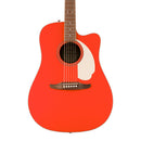 Fender California Standard Redondo CE - Spruce Top, Ivory Pickguard, Fiesta Red