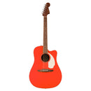 Fender California Standard Redondo CE - Spruce Top, Ivory Pickguard, Fiesta Red