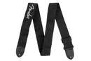 Fender 2" Black Poly Strap w/ Grey Logo