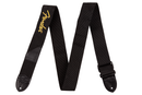 Fender 2" Black Poly Strap w/ Yellow Logo