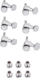 Fender Locking Strat/Tele Tuners, 6 In-Line, Chrome