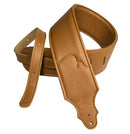 Franklin Padded Glove Leather Guitar Strap - Caramel/Natural