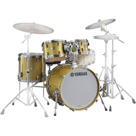 Yamaha Absolute Hybrid Maple 4pc Kit - Gold Champagne Sparkle