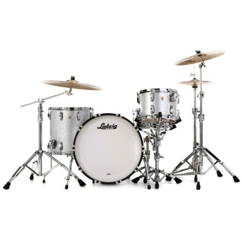 Ludwig Classic Maple Fab 22 3-piece Shell Pack - Silver Sparkle