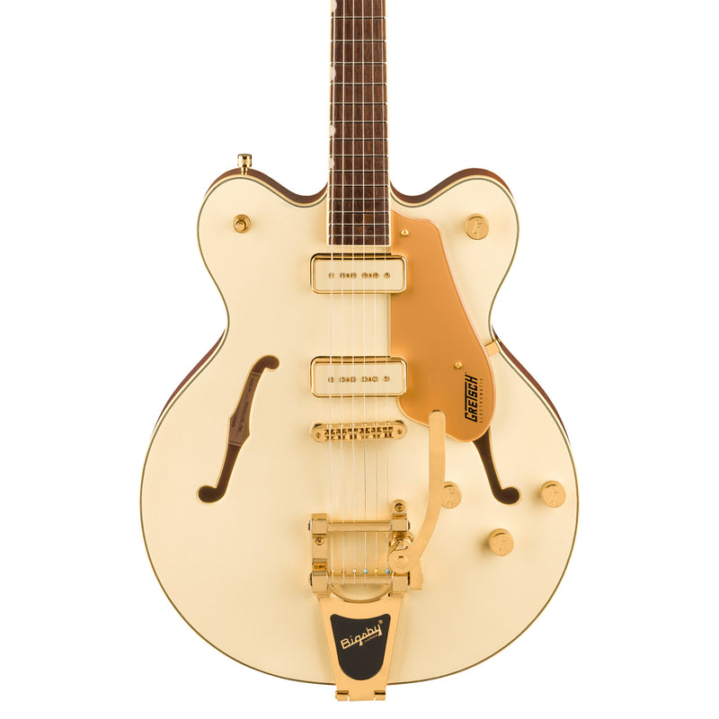 Gretsch Electromatic Pristine LTD Center Block Double-Cut with Bigsby - Laurel Fingerboard, White Gold