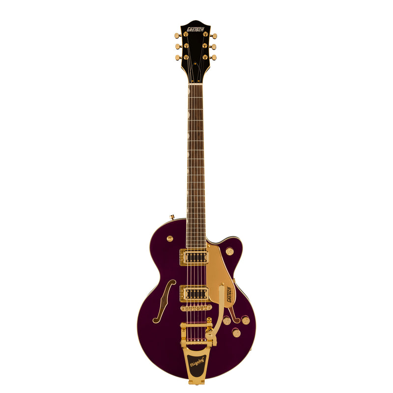 Gretsch G5655TG Electromatic Center Block Jr. Single-Cut with Bigsby and Gold Hardware - Laurel Fingerboard, Amethyst