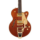 Gretsch Electromatic LTD Flame Okoume Broadkaster Jr. Singlecut with Bigsby - Rosewood Fingerboard, Roundup Orange