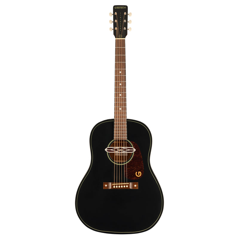 Gretsch Deltoluxe Dreadnought - Walnut Fingerboard, Tortoiseshell Pickguard, Black Top