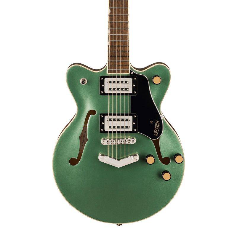 Gretsch G2655 Streamliner Center Block Jr. Double-Cut with V-Stoptail - Laurel Fingerboard, Steel Olive