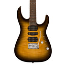 Charvel MJ DK24 HSH 2PT W Mahogany with Flame Maple - Wenge Fingerboard, Antique Burst