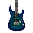 Charvel Pro-Mod Plus DK24 HH 2PT EB QM - Ebony Fingerboard, Chlorine Burst