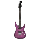 Charvel Pro-Mod Plus DK24 HH HT EB QM - Ebony Fingerboard, Violet Radiance
