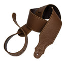 Franklin 2.5" Glove Leather with Buck Backing - Caramel/Gold Stitching